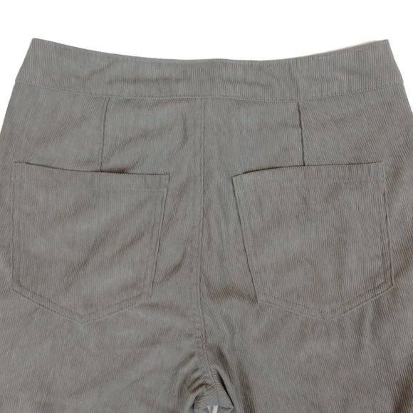 Vintage 70's Corduroy Bell Bottoms - Wide Leg Cords - Retro Concrete Gray - NEW - Picture 5 of 11
